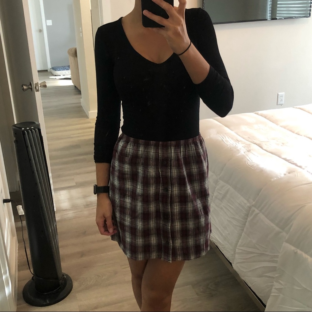 LF furst of a kind vintage flannel skirt